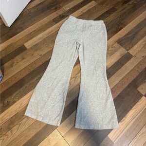 Aerie Gray Flared Track Pants